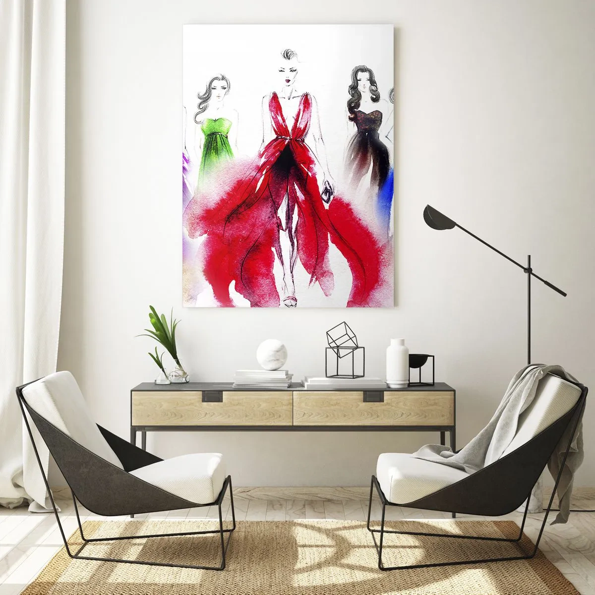 Tablou pe sticlă - Chef de ținute - 70x100 cm