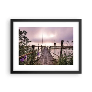 Poster în ramă neagră - Pacea și liniștea Asiei - 40x30 cm