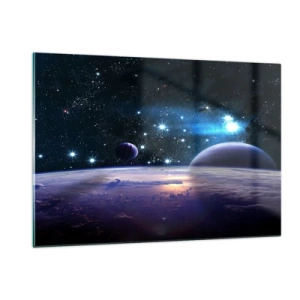 Tablou pe sticlă - Tot singuri? - 120x80 cm