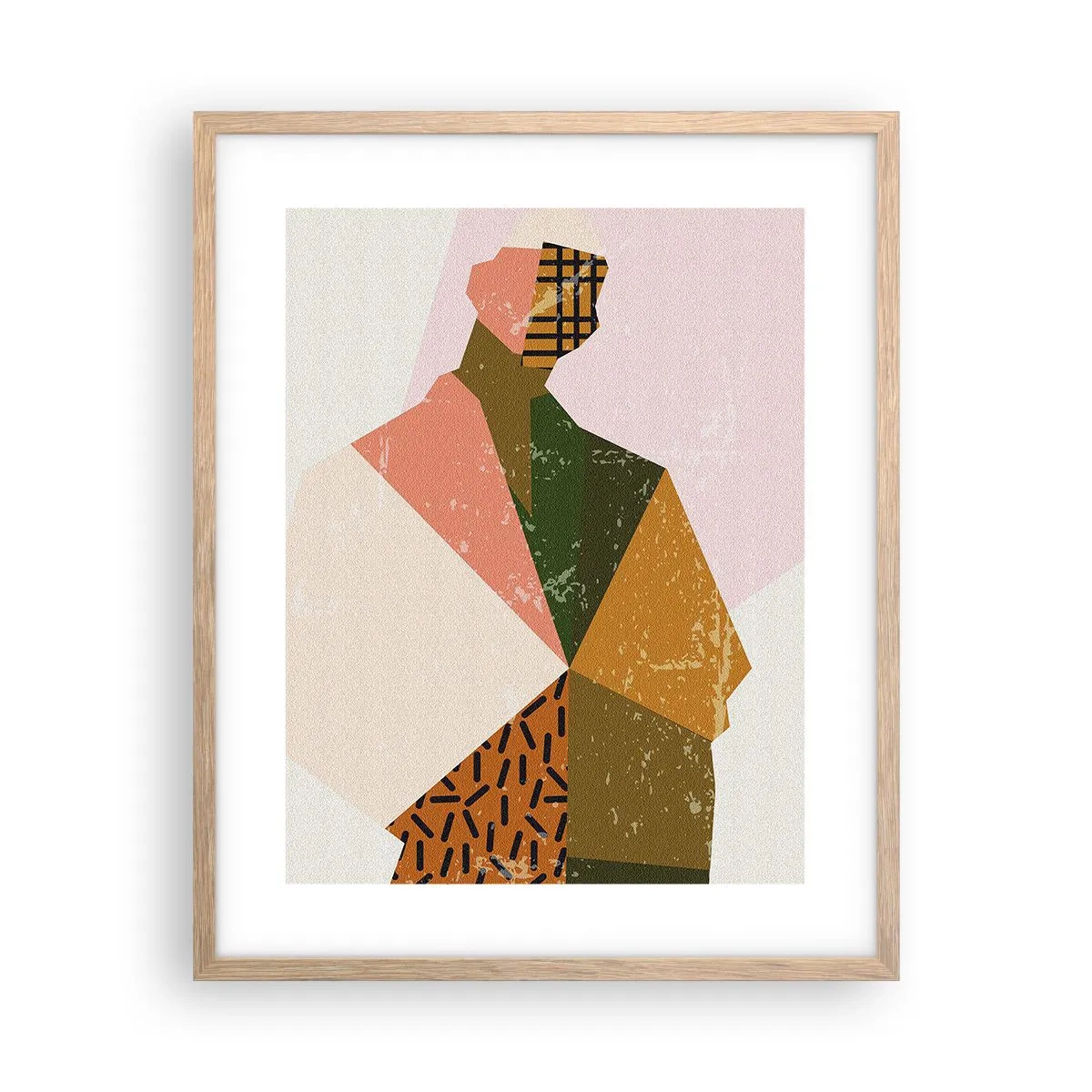 Poster în ramă de stejar deschis - Omul - o ființă complexă - 40x50 cm