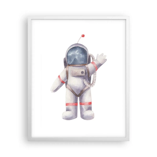 Poster în ramă albă - Pe curând! - 40x50 cm