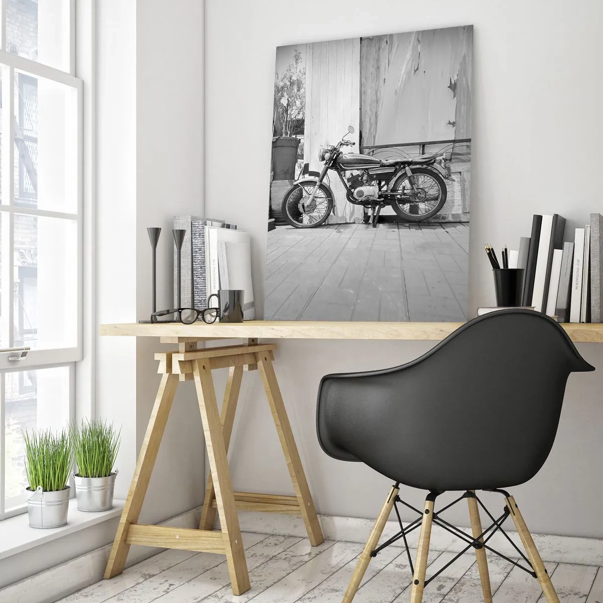 Tablou pe sticlă - Clasicul înainte de toate - 50x70 cm