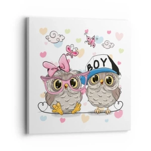 Tablou pe pânză - Să ne iubim! - 30x30 cm