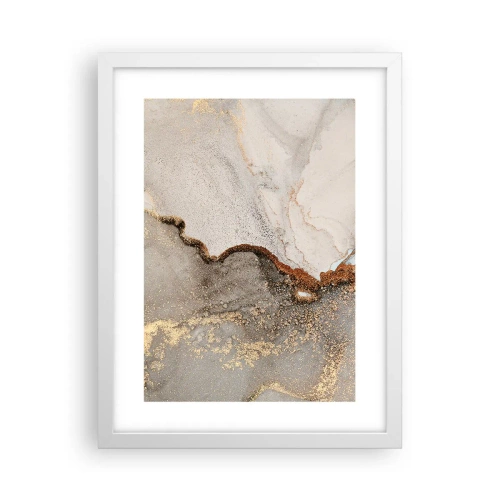 Poster în ramă albă - La granița culorilor - 30x40 cm