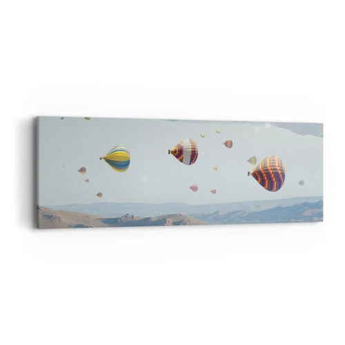 Tablou pe pânză - Orice este posibil aici - 90x30 cm