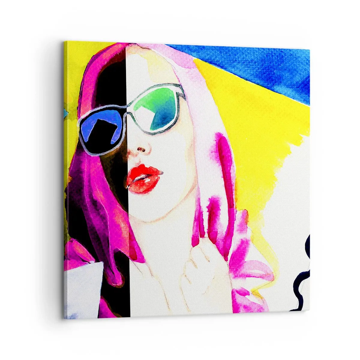 Tablou pe pânză - Nu sunt albă și nu sunt neagră - 60x60 cm