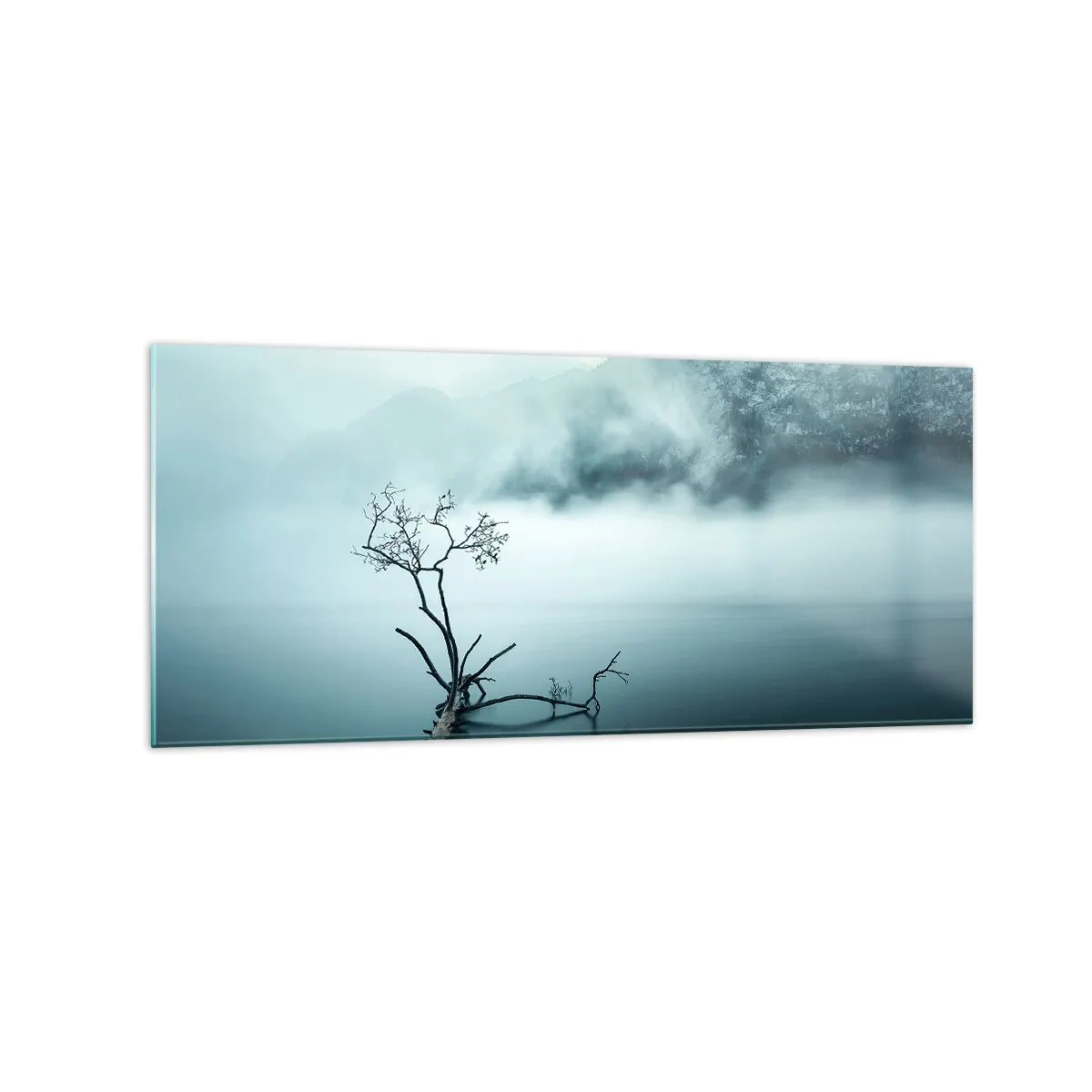 Tablou pe sticlă - Din apă și ceață - 120x50 cm