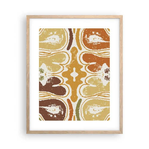 Poster în ramă de stejar deschis - Abstracție sentimentală - 40x50 cm