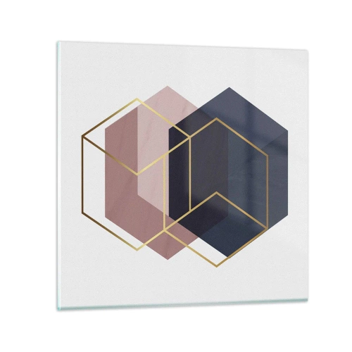 Tablou pe sticlă - Puterea simplității - 30x30 cm