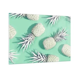 Tablou pe sticlă - Merge bine cu mentă - 100x70 cm