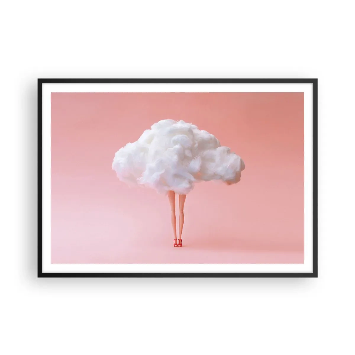 Poster în ramă neagră - Dulce promisiune - 100x70 cm