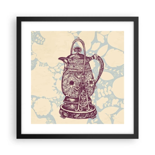 Poster în ramă neagră - Frumusețea vieții de zi cu zi - 40x40 cm