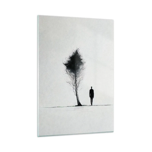 Tablou pe sticlă - Noi toți rătăcim - 50x70 cm