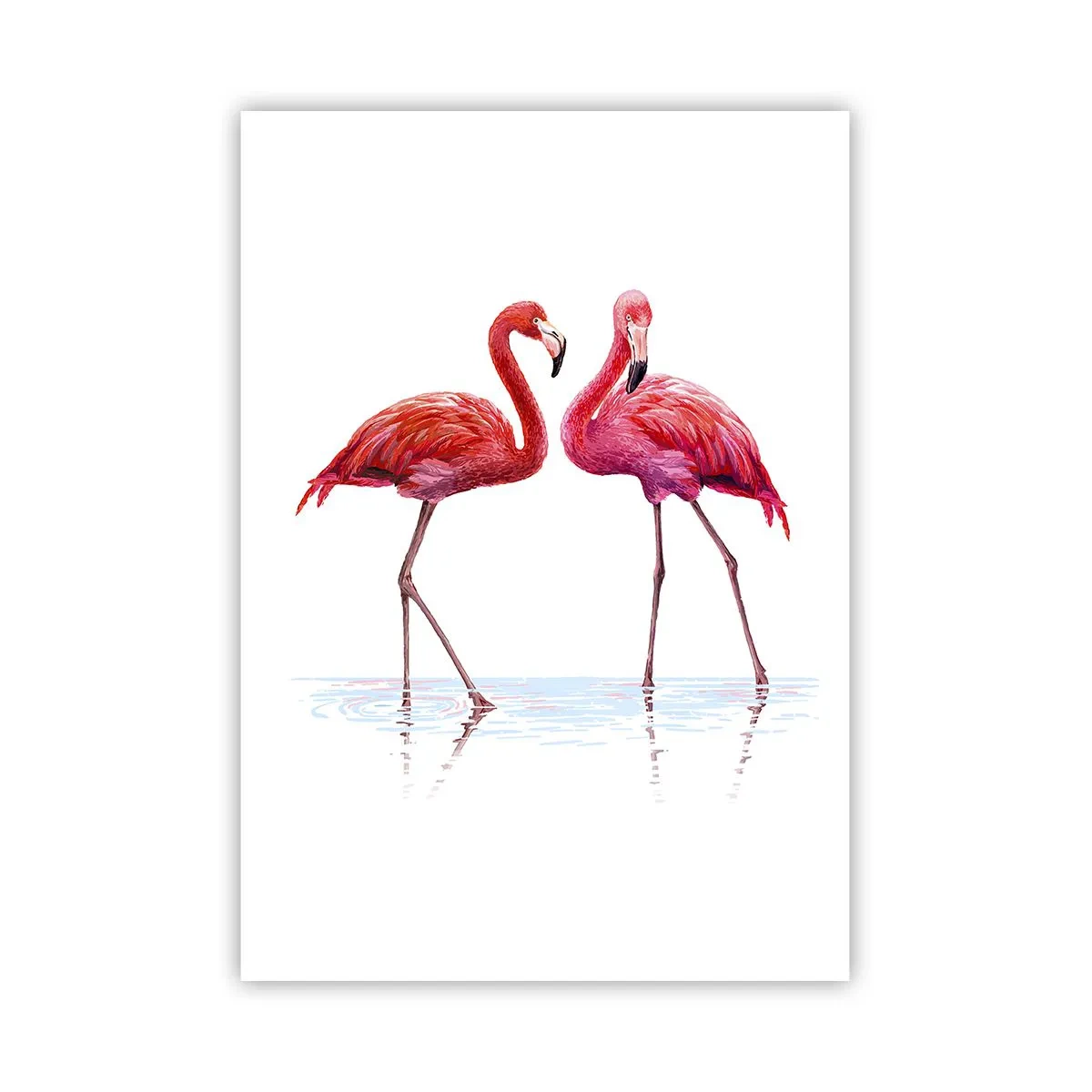 Poster - Pink randez-vous - 70x100 cm