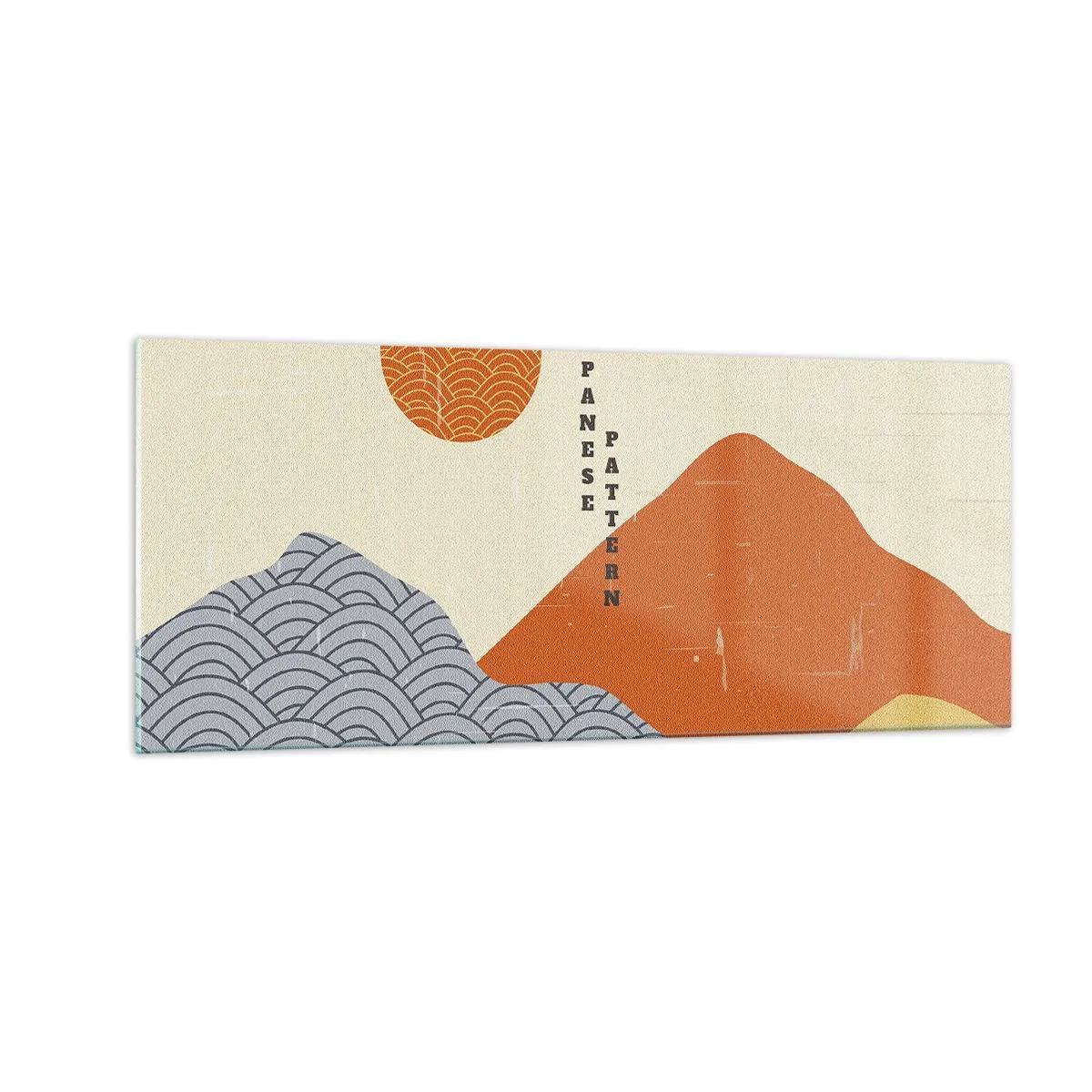 Tablou pe sticlă - În stil japonez - 100x40 cm