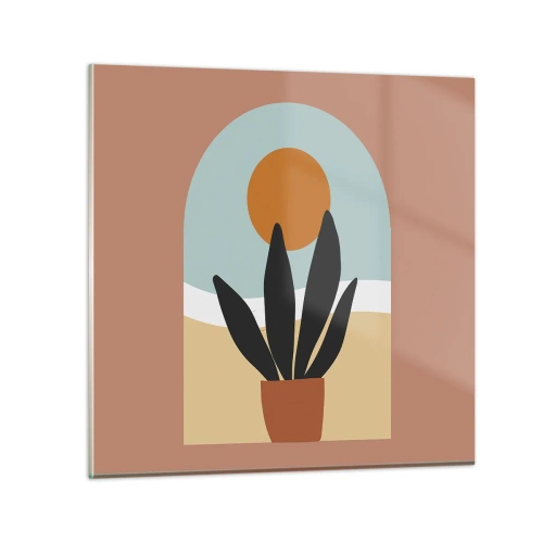 Tablou pe sticlă - Bucurii mici - 60x60 cm