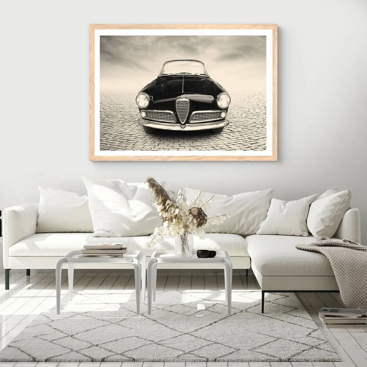 Poster în ramă de stejar deschis - Și cum să nu mă iubești? - 40x30 cm