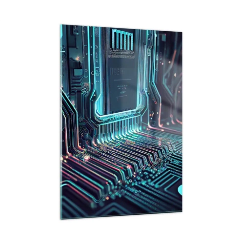 Tablou pe sticlă - Iată la ce mă gândesc... - 50x70 cm