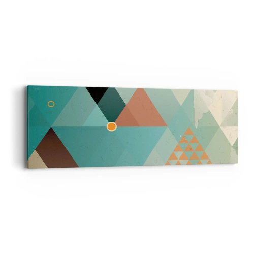 Tablou pe pânză - Unitatea multiplicității, multiplicitatea unității - 90x30 cm