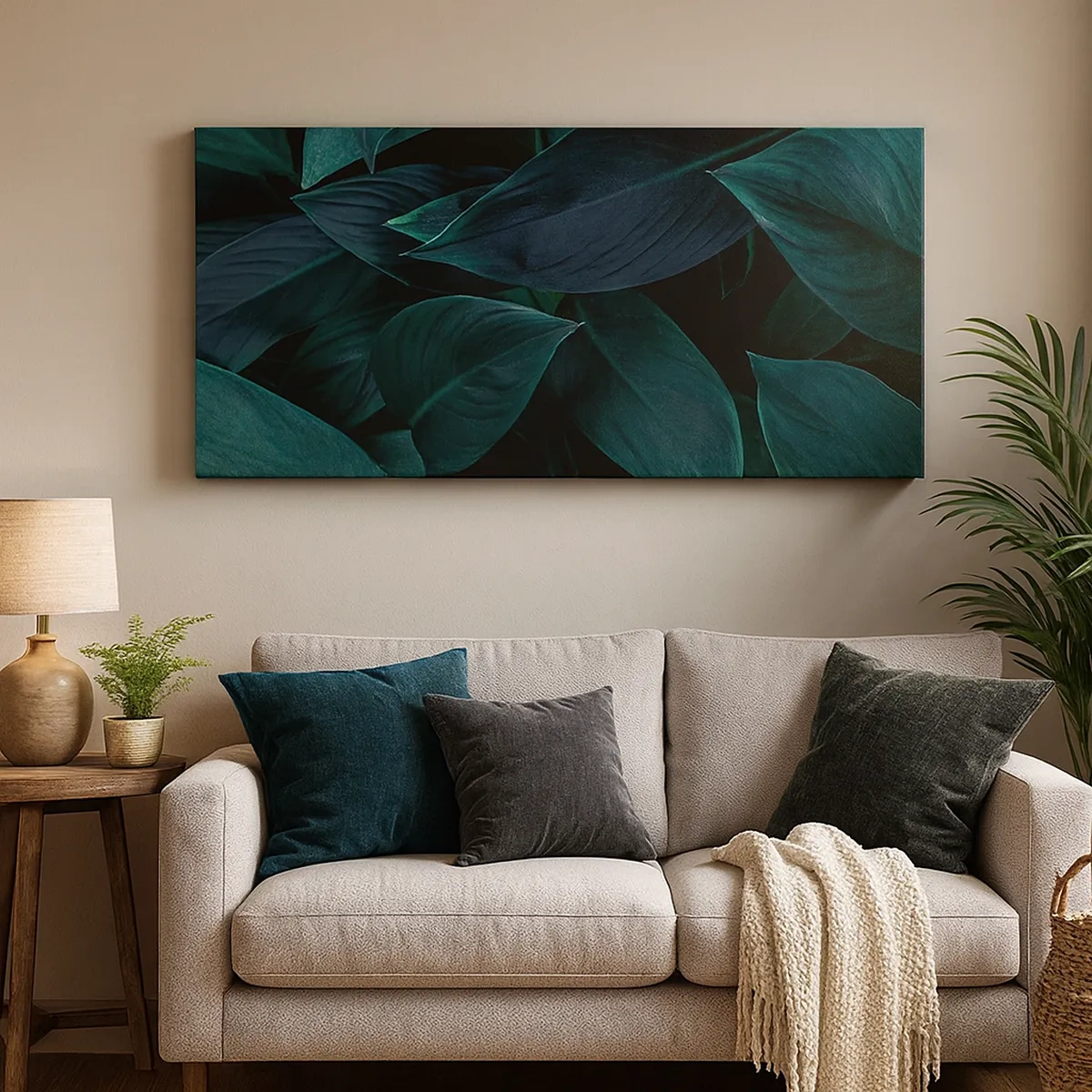 Tablou pe pânză - Verdeața în sine - 30x30 cm