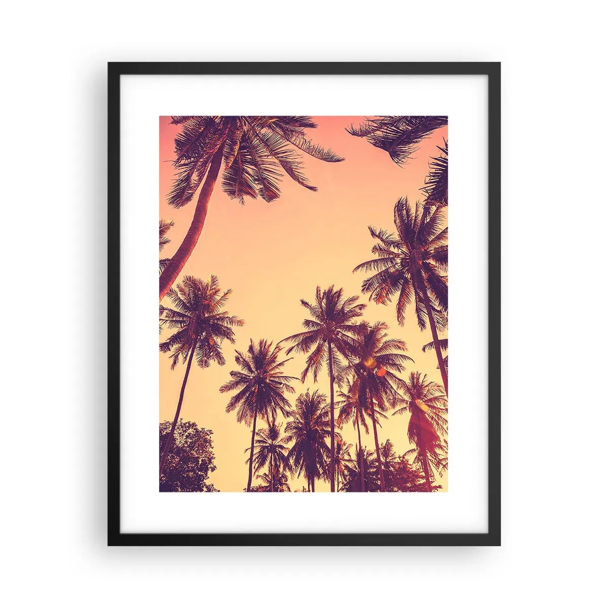Poster în ramă neagră - Variație tropicală - 40x50 cm