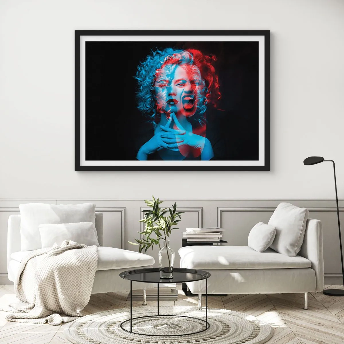 Poster în ramă neagră - Alter ego - 70x50 cm