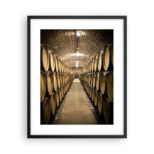 Poster în ramă neagră - În pivniță de vin - 40x50 cm
