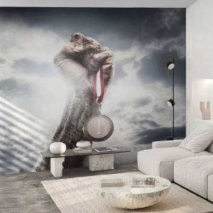 Tapet Premium Canvas - Per aspera ad astra - Sport, Medalia Sportului, 3D - 250x175 cm