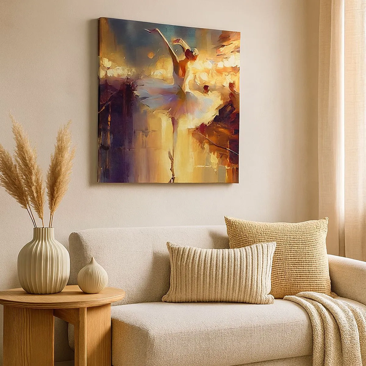 Tablou pe pânză - Un miracol în stradă - 30x30 cm