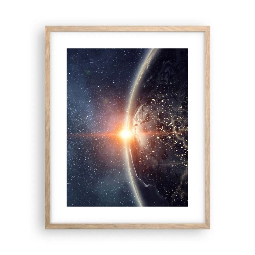 Poster în ramă de stejar deschis - Într-o nouă perspectivă - 40x50 cm
