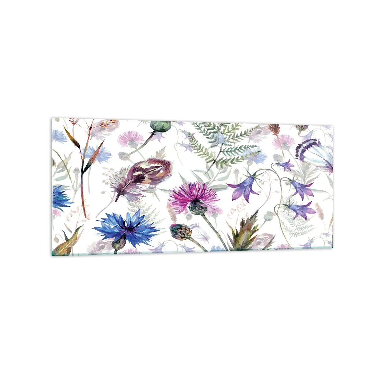 Tablou pe sticlă - Ierbarul polonez - 120x50 cm