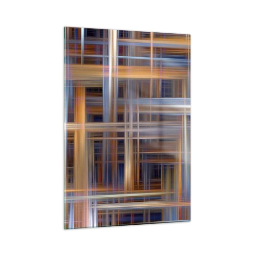 Tablou pe sticlă - Țesut din lumină - 50x70 cm
