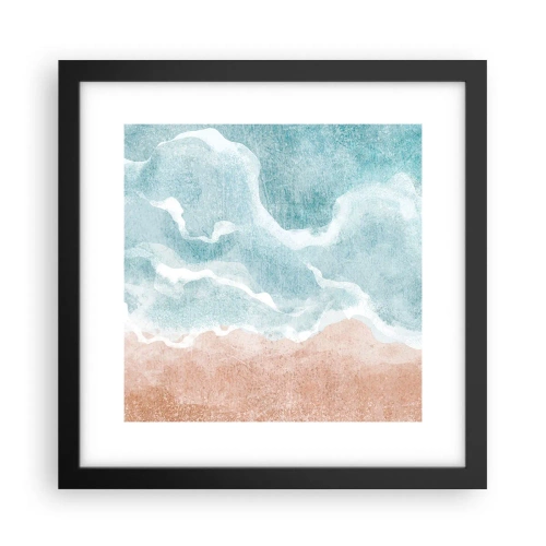 Poster în ramă neagră - Abstracția norilor - 30x30 cm