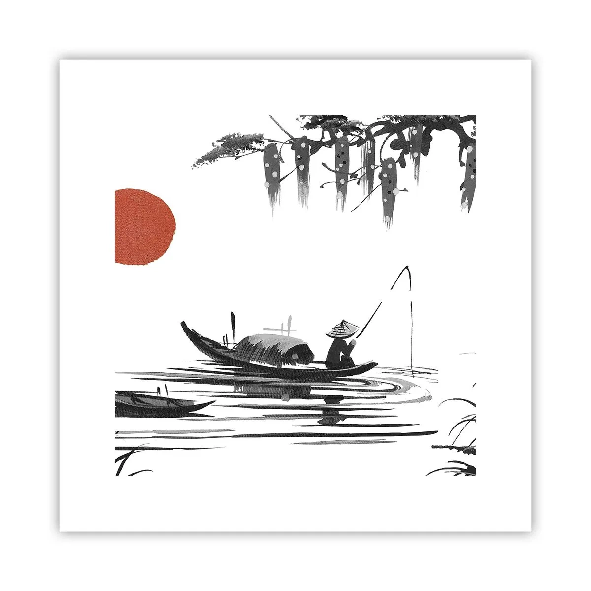 Poster - O după-amiază asiatică - 30x30 cm