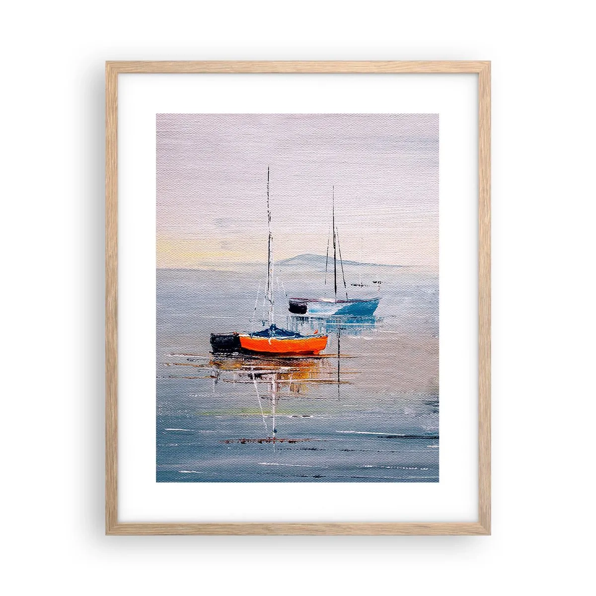 Poster în ramă de stejar deschis - O odihnă binemeritată - 40x50 cm