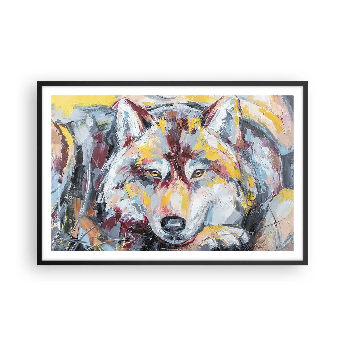 Poster în ramă neagră - Pace pentru cel drag - 91x61 cm