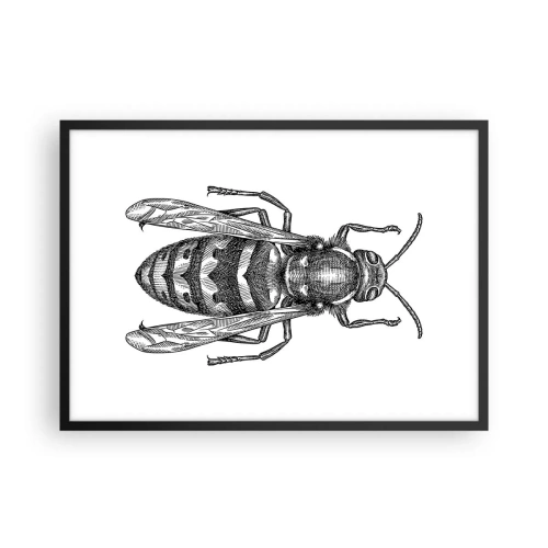 Poster în ramă neagră - De pe o planetă de insecte - 70x50 cm