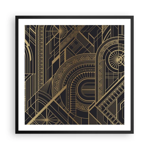 Poster în ramă neagră - Concepte, idei, planuri - 60x60 cm