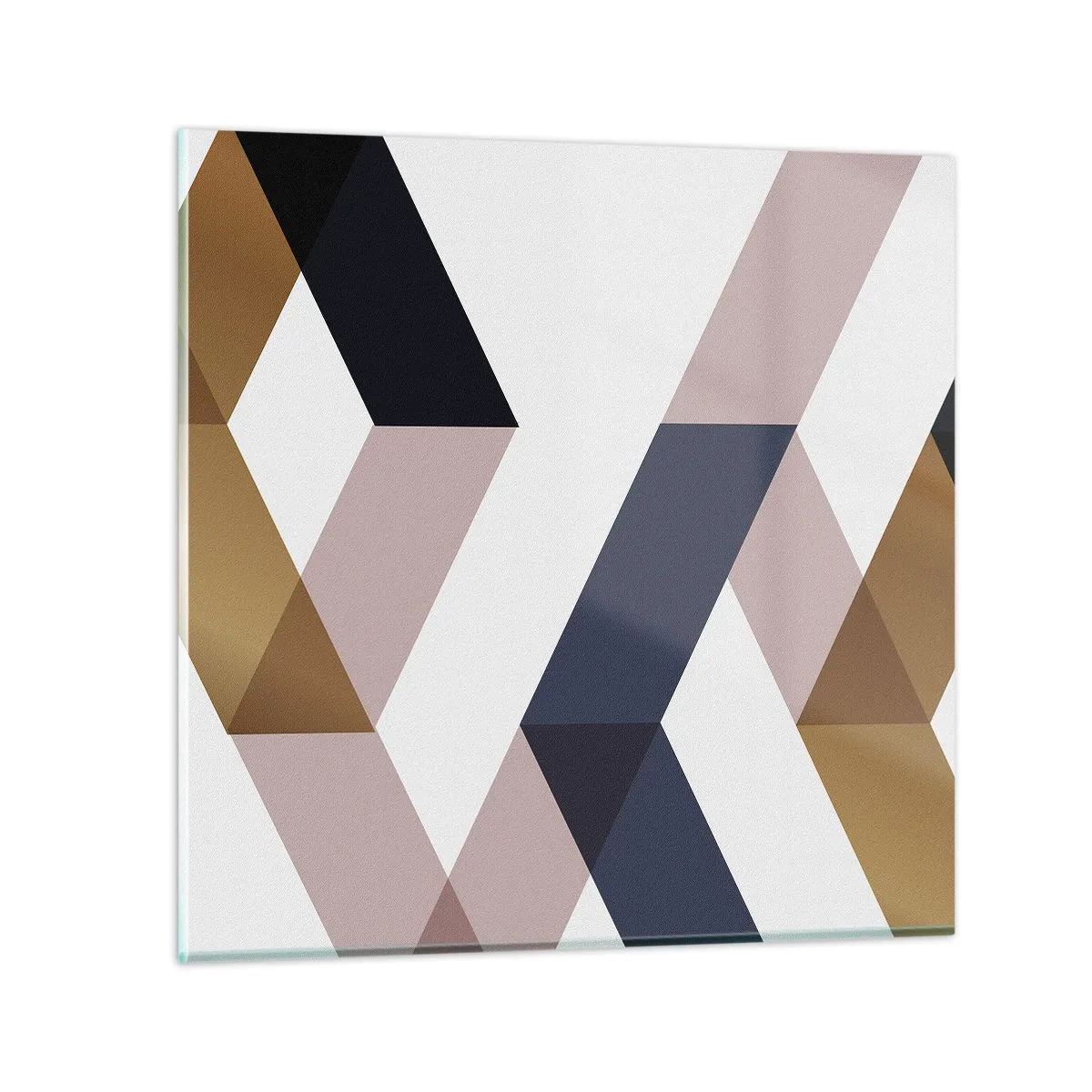 Tablou pe sticlă - Planuri și unghiuri - 50x50 cm