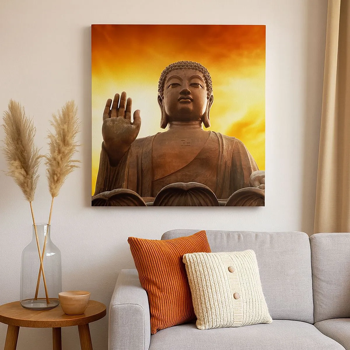 Tablou pe pânză - Pacea lumii - 30x30 cm