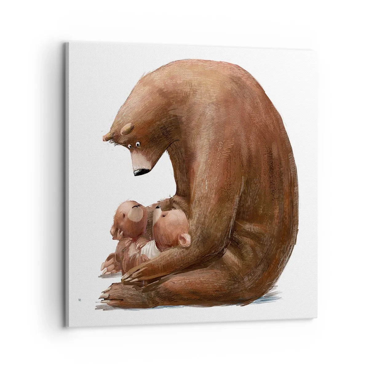 Tablou pe pânză - Vise plăcute, copii - 60x60 cm