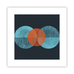 Poster - Compoziție simetrică - 30x30 cm