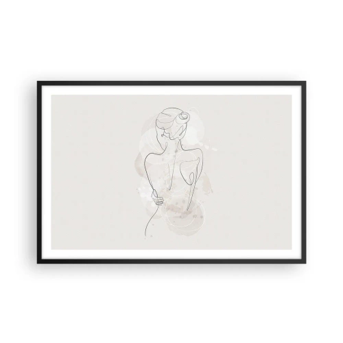 Poster în ramă neagră - Ca un instrument sensibil - 91x61 cm