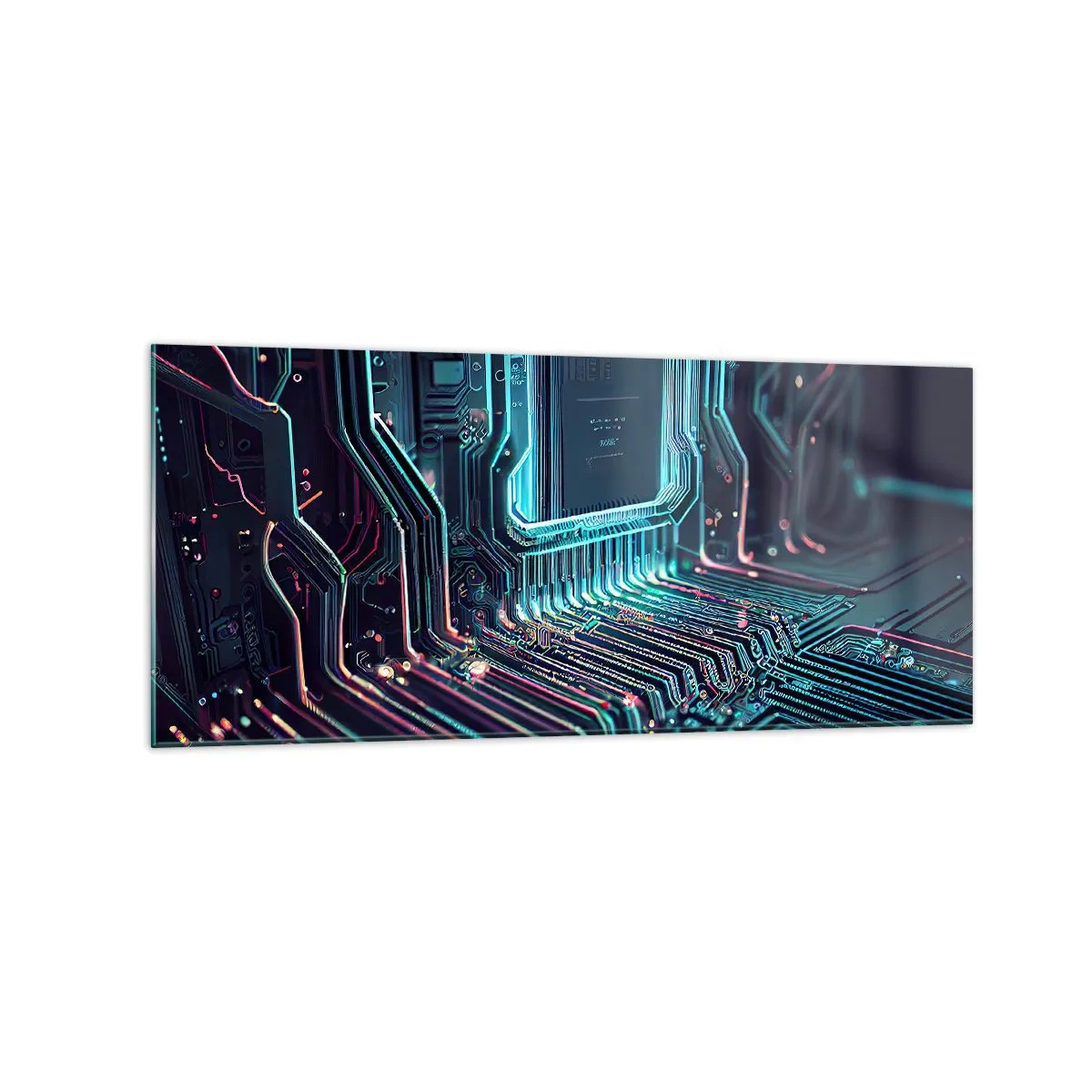 Tablou pe sticlă - Iată la ce mă gândesc... - 120x50 cm