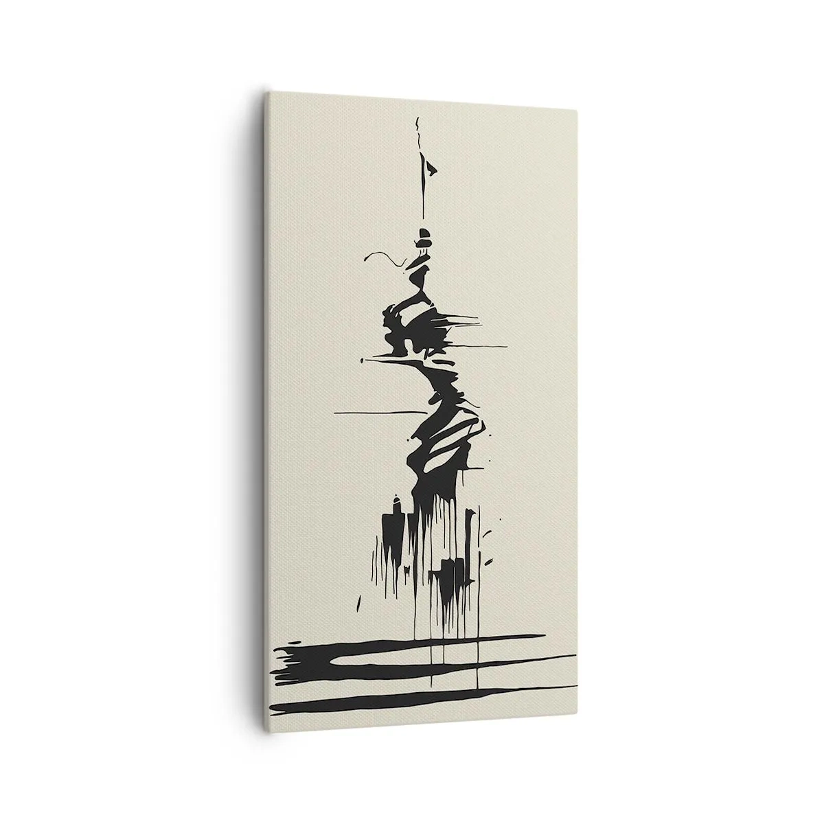 Tablou pe pânză - Abstracție pripită - 55x100 cm