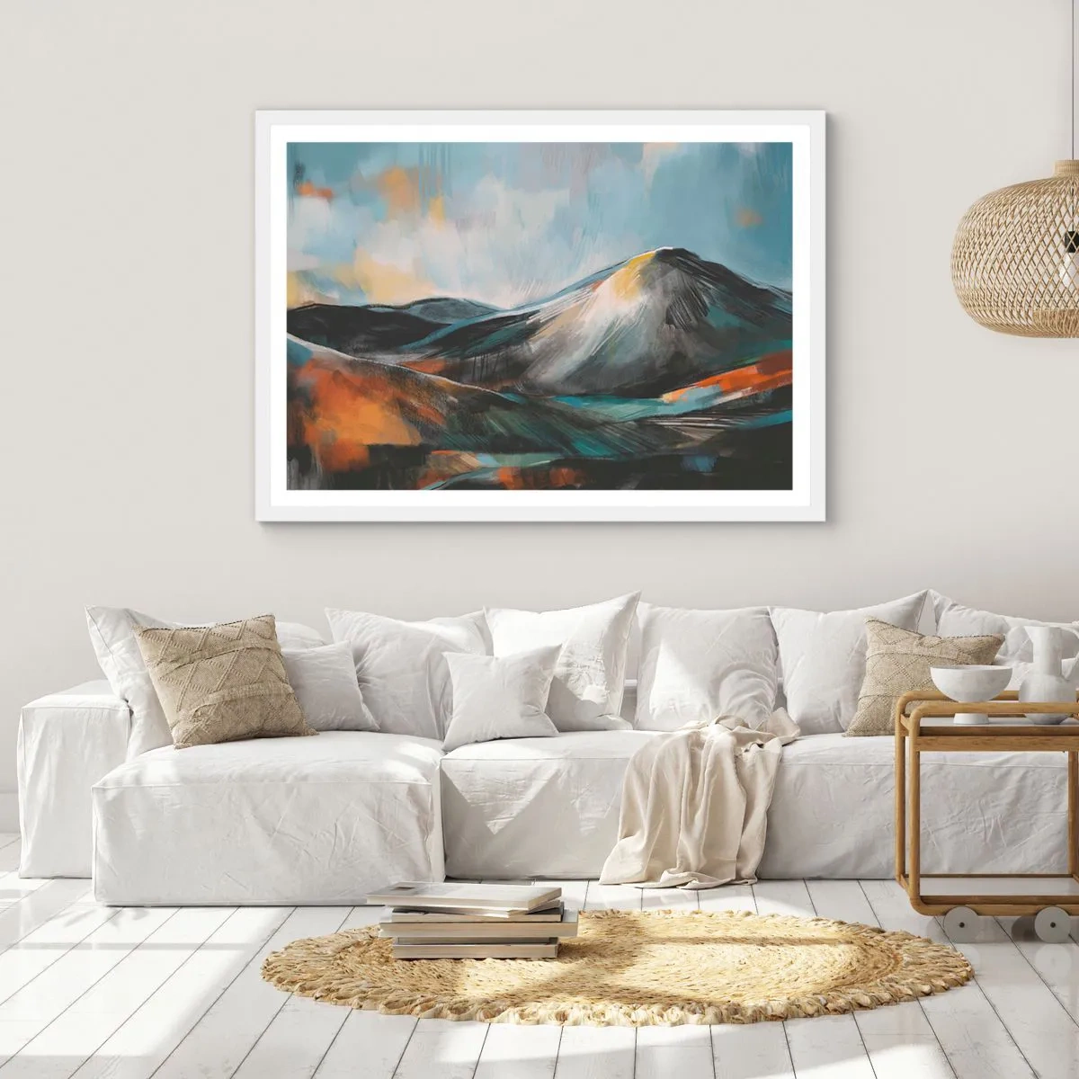 Poster în ramă albă - Dure și frumoase - 100x70 cm