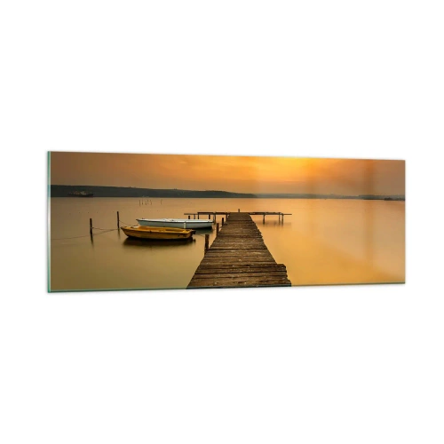 Tablou pe sticlă - Îți voi deschide cerul de aur - 90x30 cm