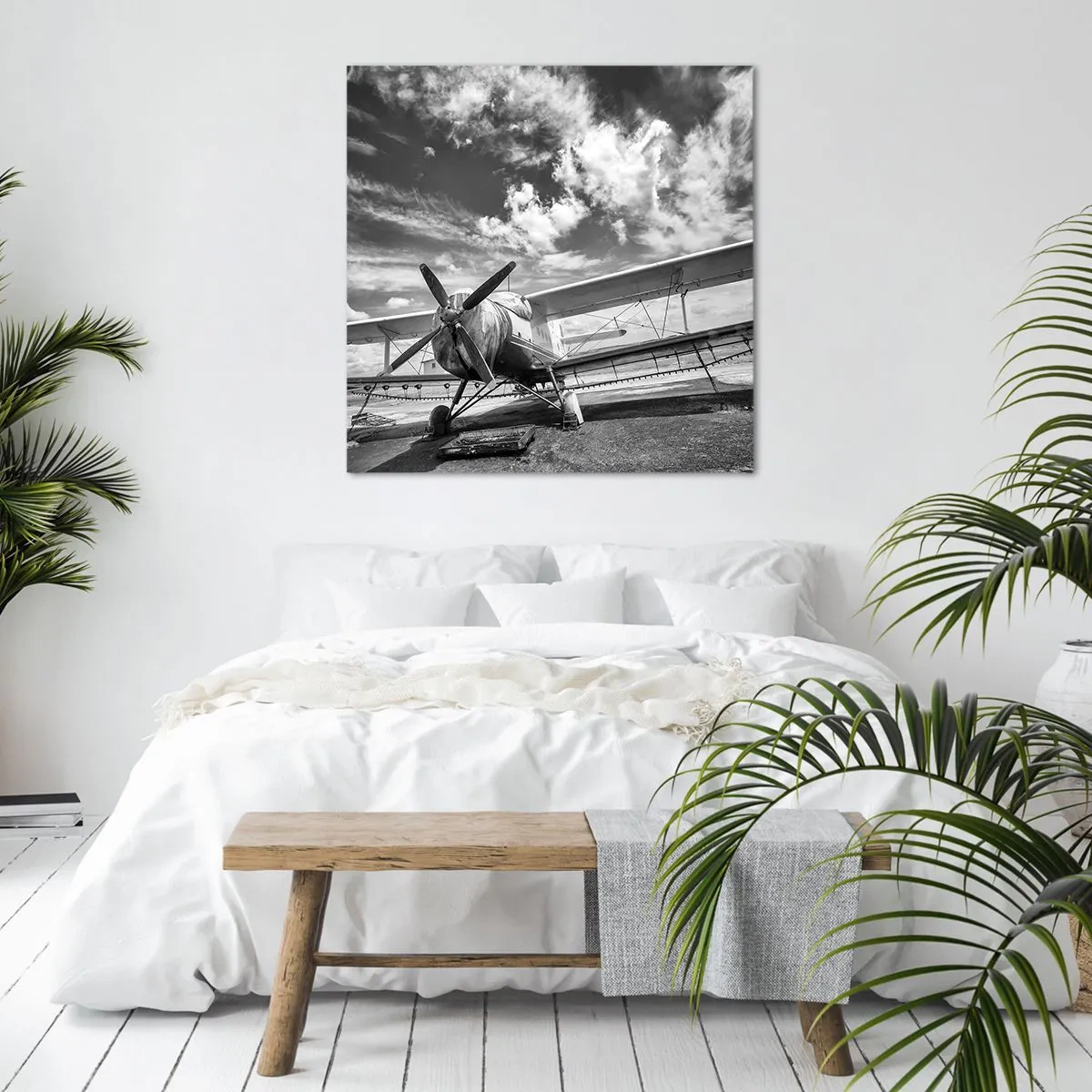 Tablou pe pânză - Abia aștept! - 40x40 cm