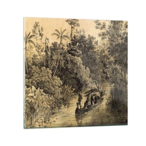 Tablou pe sticlă - Călătorie la sursă - 50x50 cm