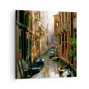 Tablou pe pânză - Pe o străduță venețiană - 60x60 cm